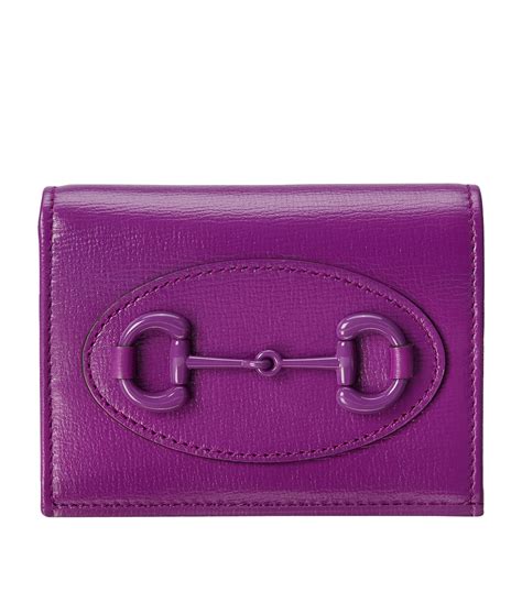 gucci purple resort collection wallet|gucci card holder wallets.